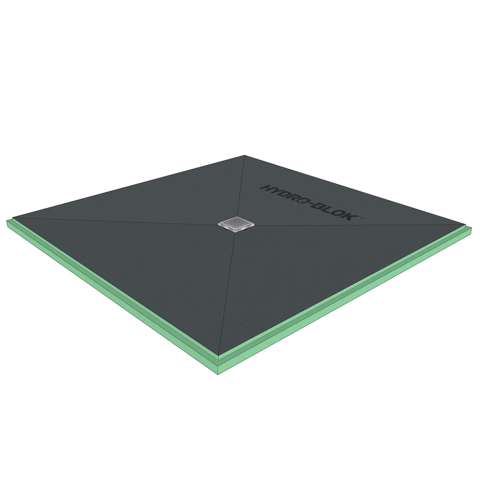 48 x 48 Classic Center Drain Shower Pans
