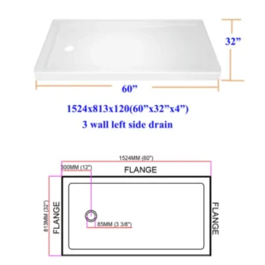 Acrylic Shower Bases