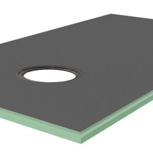 36" x 72" LOW-PROFILE Shower Pan w/Drain - Offset