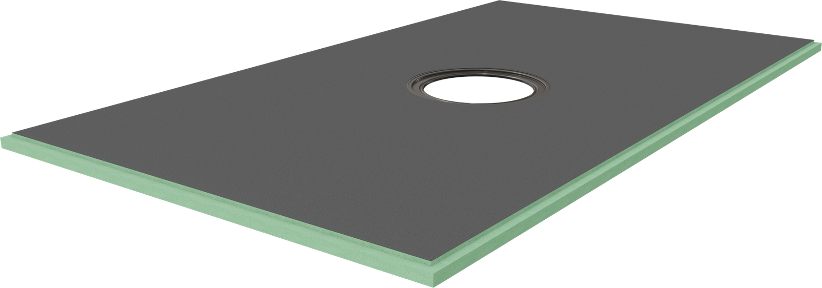 36" x 72" LOW-PROFILE Shower Pan w/Centre Drain